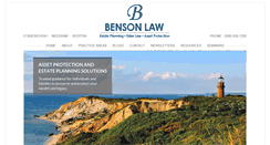 Desktop Screenshot of bensonlawgroup.com